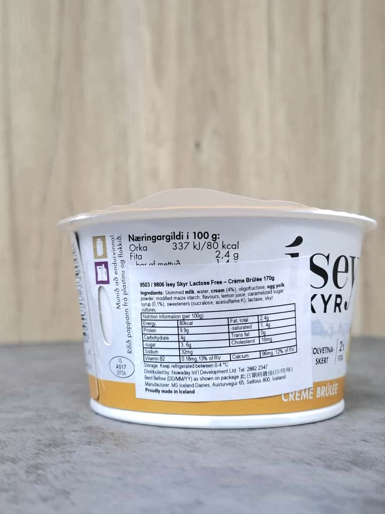 Ísey Skyr Yogurt