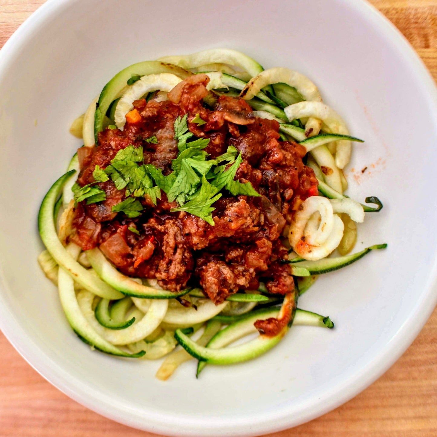 Zoodle Bolognese