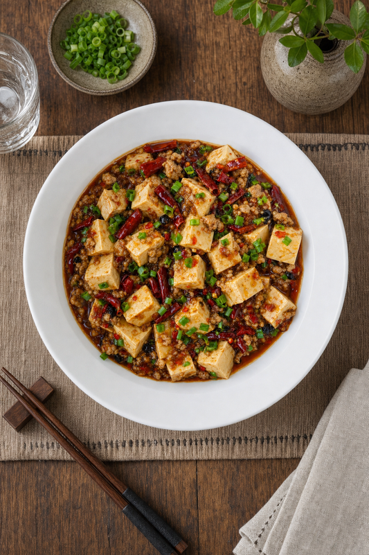 酸辣椒燒豆腐肉片（低碳水化合物）
