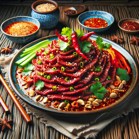Sichuan Spicy Sliced Beef (Low-carb)