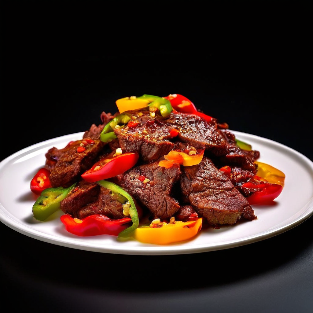 Stir-Fry Beef with Peppers (Low-Carb)