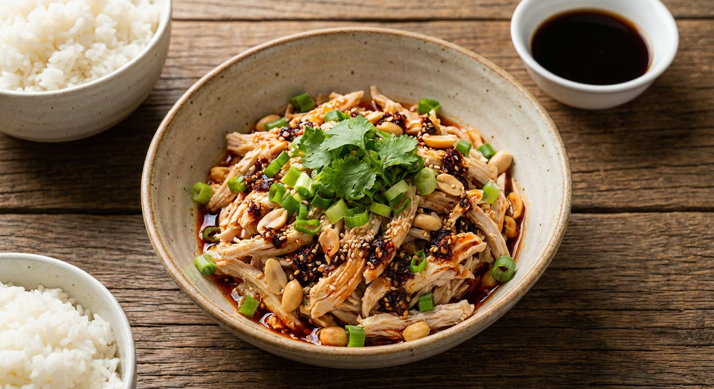Spicy and Sour Shredded Chicken