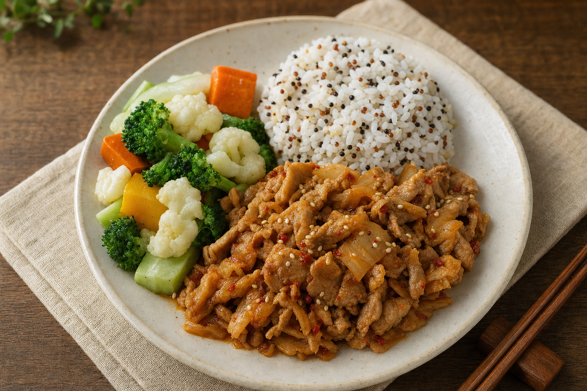 Stir-Fried Pork with Kimchi