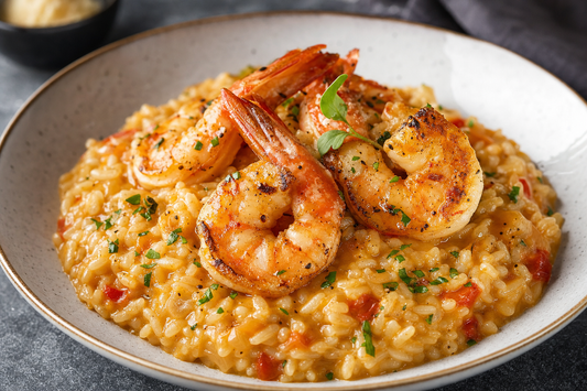 Tiger Prawns Risotto