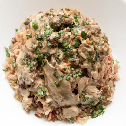 Beef Stroganoff - Mealthy