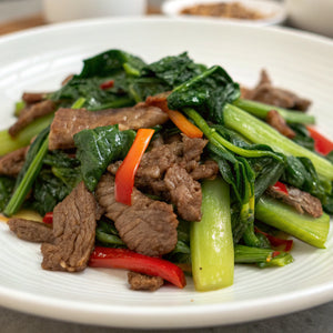Beef Stir-fry with Choy Sum