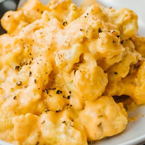 Cauliflower Mac & Cheese with Bacon - Mealthy