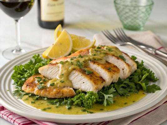 Chicken Piccata with Tomato Sauce (Low - Carb) - Mealthy