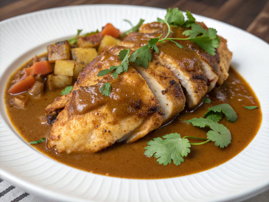 Stir-Fried Chicken with Japanese Curry Sauce