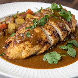 Stir-Fried Chicken with Japanese Curry Sauce