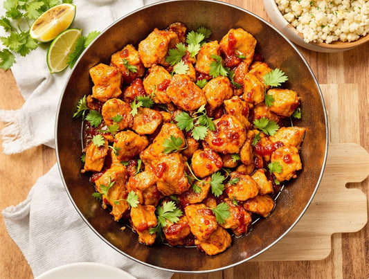 Chilli Chicken with Ginger and Coriander (Low - Carb) - Mealthy