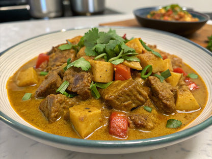 Brisket Beef with Curry Sauce (Low-Carb)
