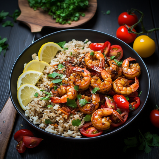 Spicy Prawns with Tomatoes