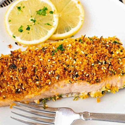 Herb Crusted Salmon - Mealthy