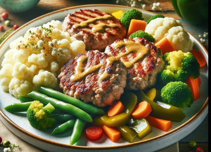 Home - made Pork Patties (Low - Carb) - Mealthy