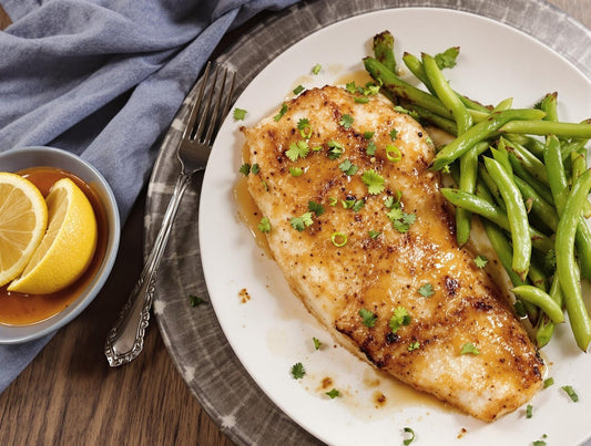 Honey Garlic Pan - Fried Fish (Low - Carb) - Mealthy