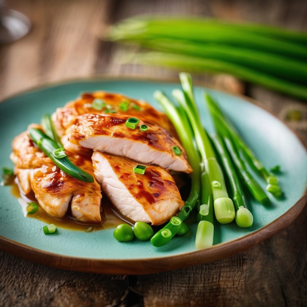 Hong Kong Style Pan Fry Chicken with Spring Onions - Mealthy