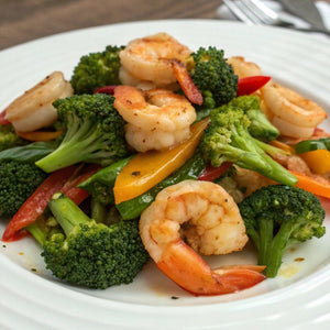 Prawns & Broccoli Stir Fry (Low - Carb) - Mealthy