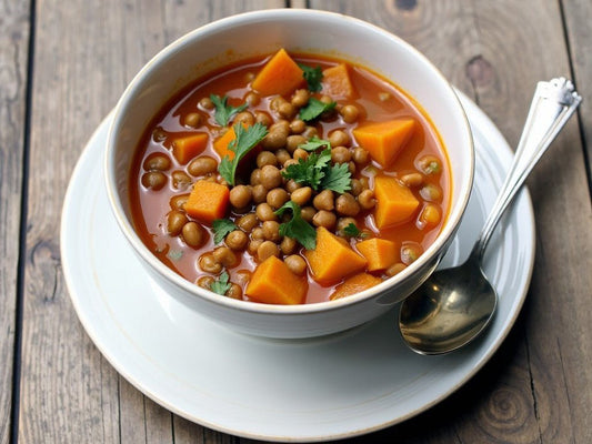 Pumpkin, Lentil and Sweet Potato Stew (Vegan) - Mealthy