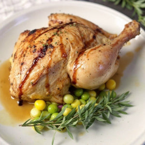 Roasted Spring Chicken with Truffle Sauce - Mealthy
