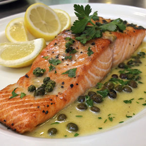 Salmon Piccata (Low - Carb) - Mealthy