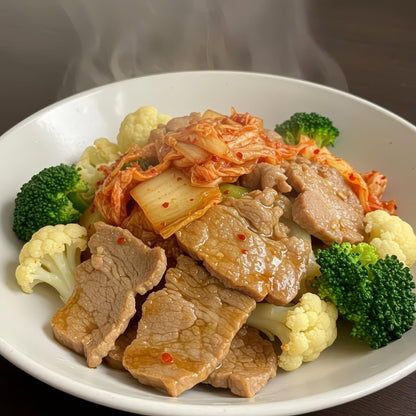 Stir - Fried Pork with Kimchi (Low Carb) - Mealthy