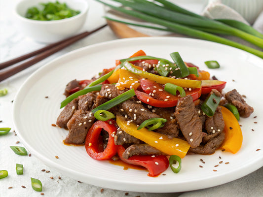 Stir-Fried Beef with Bell Pepper