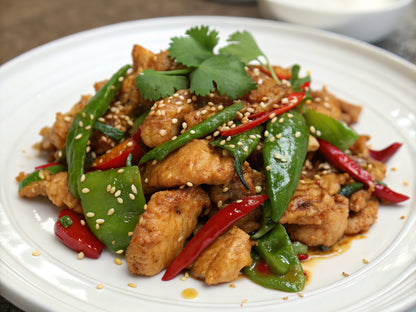 Stir-fried Chicken with Chili Pepper (Low-Carb)