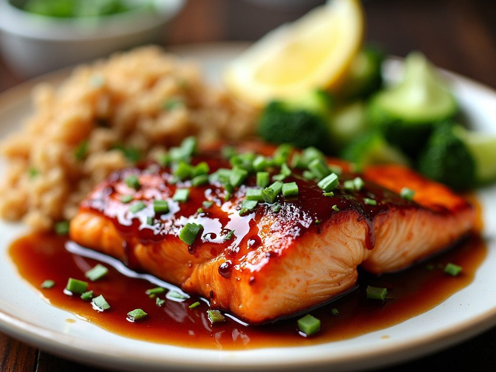 Teriyaki Salmon (Low - Carb) - Mealthy