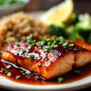 Teriyaki Salmon (Low - Carb) - Mealthy