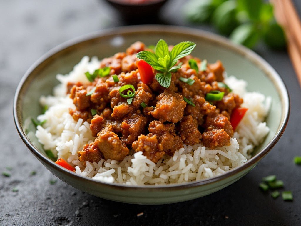 Thai Basil Minced Pork - Mealthy