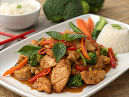Thai - Style Stir - Fried Chicken (Low - Carb) - Mealthy