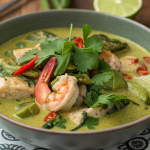 Thai Curry Fish and Prawns